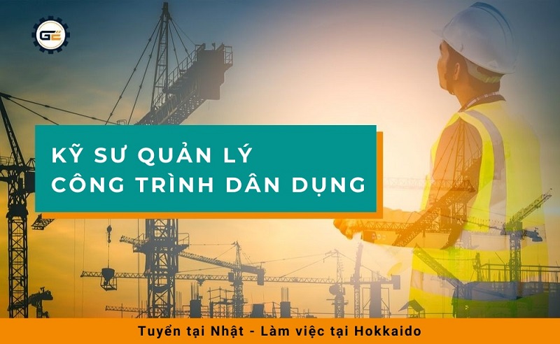 [KT040247] Kỹ sư quản lý công trình dân dụng tại Hokkaido