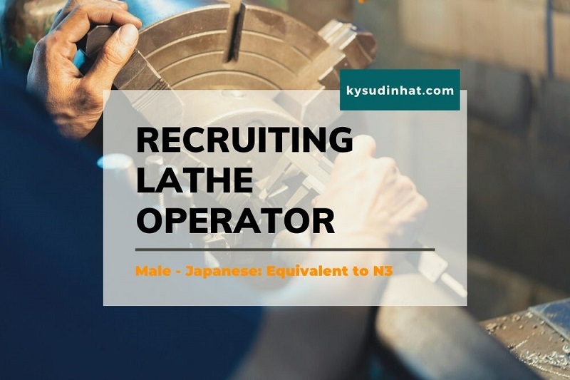 Recruiting lathe operator in Tochigi