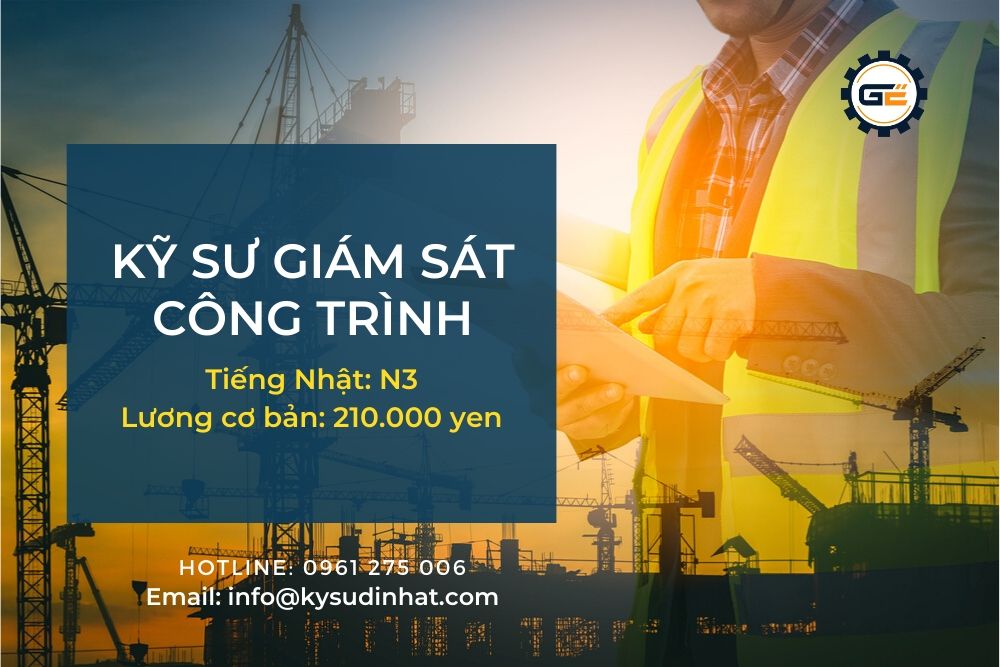 [KT200219] Kỹ sư giám sát công trình